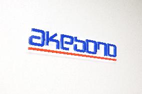 Akebono Brake Industry signage and logo